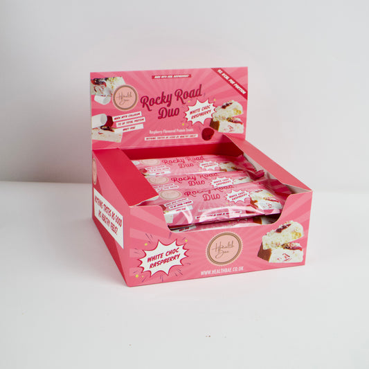 White Chocolate Raspberry - Protein Packed Rocky Road Duo Bar