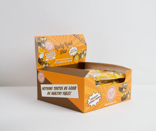 Chocolate Orange Dream -Packed Rocky Road Duo Bar