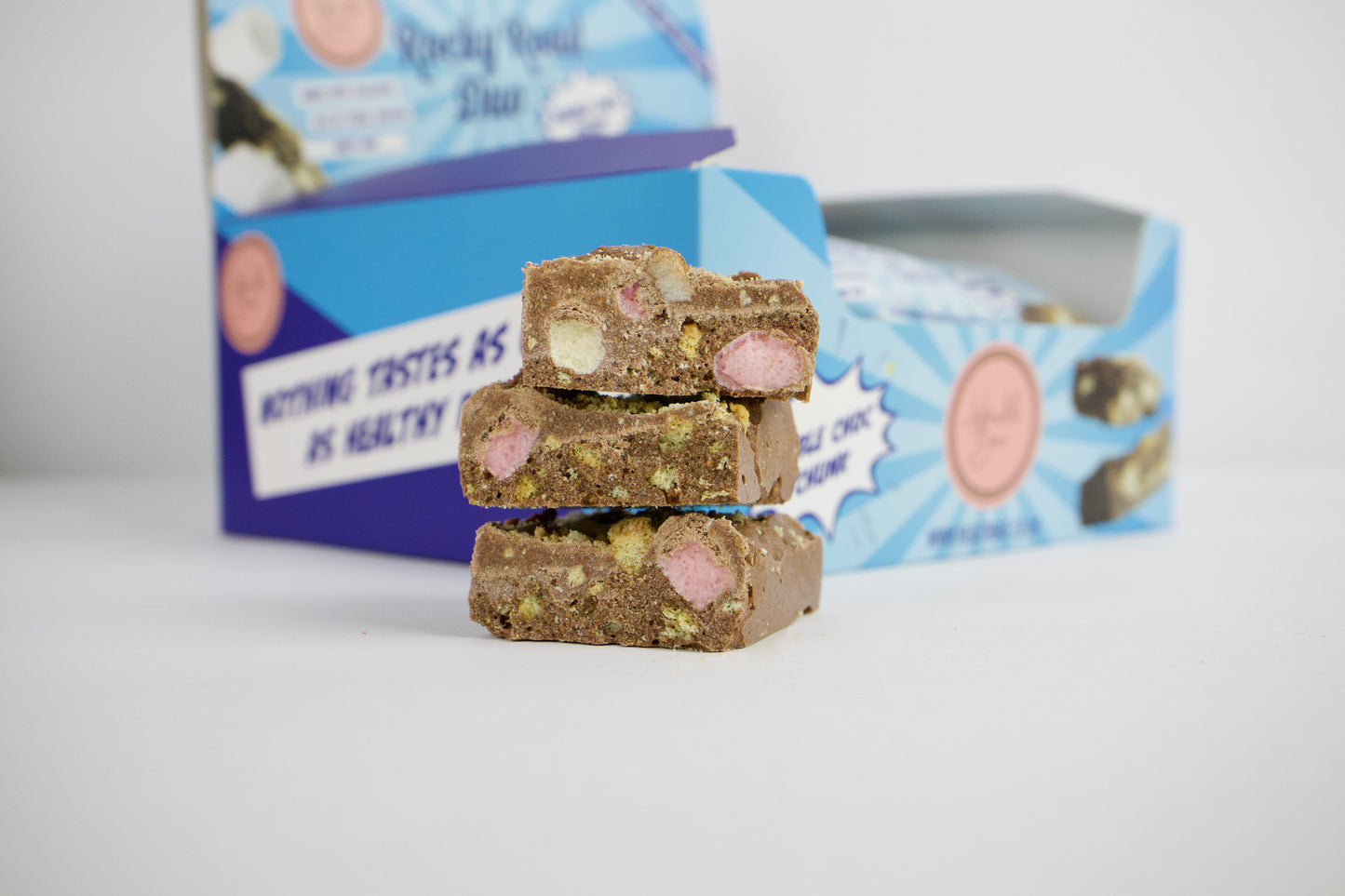 Double Choc Protein-Packed Rocky Road Duo Bar