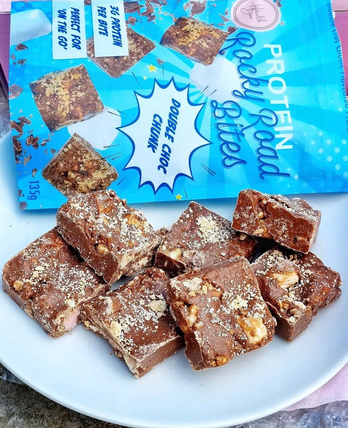 Protein Rocky Road Bites